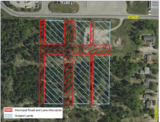 Map location showing property outlined in blue and roads outlined in red