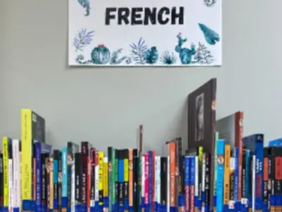 Sign reading "French"