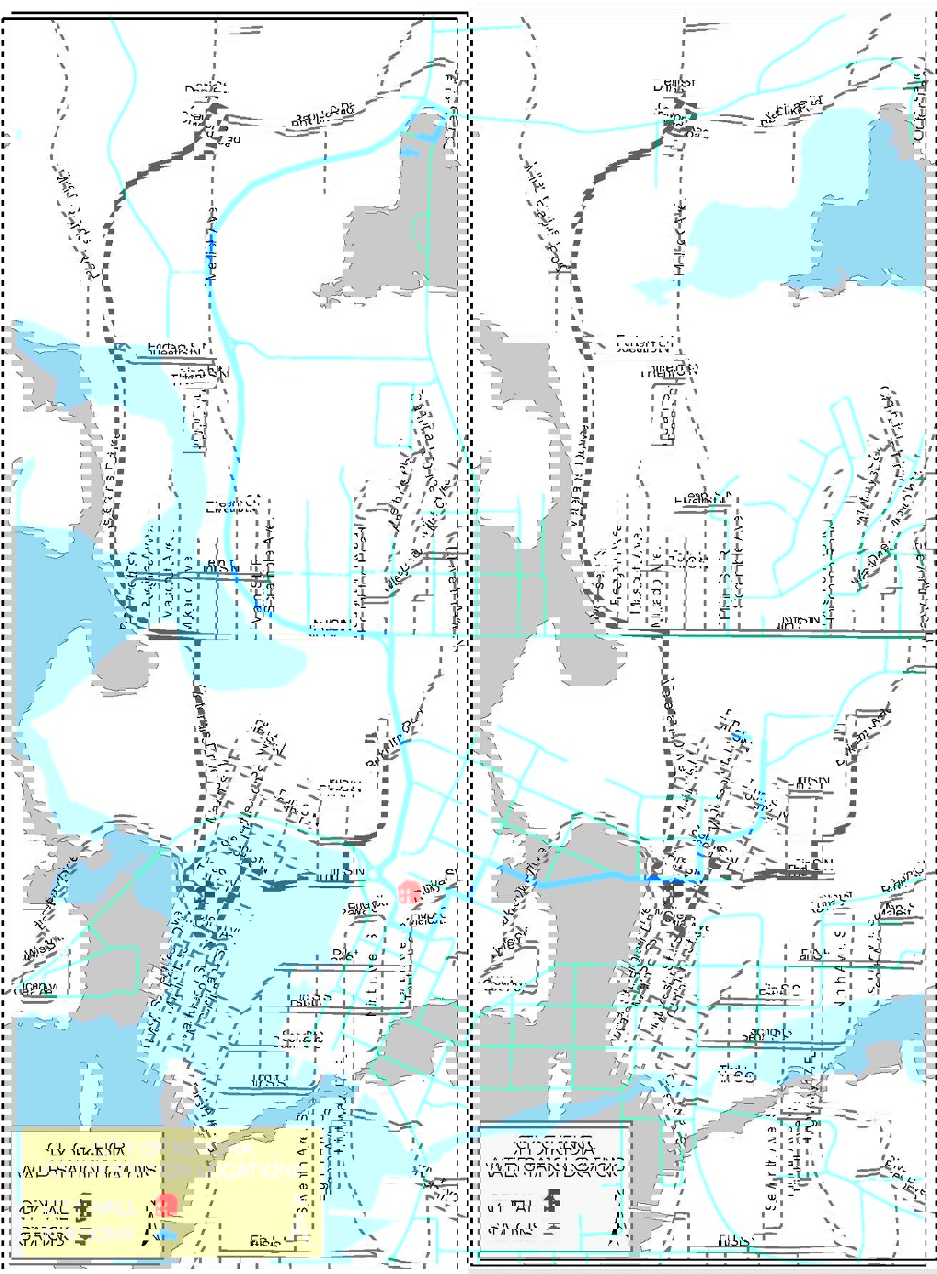 map of where water stations are located